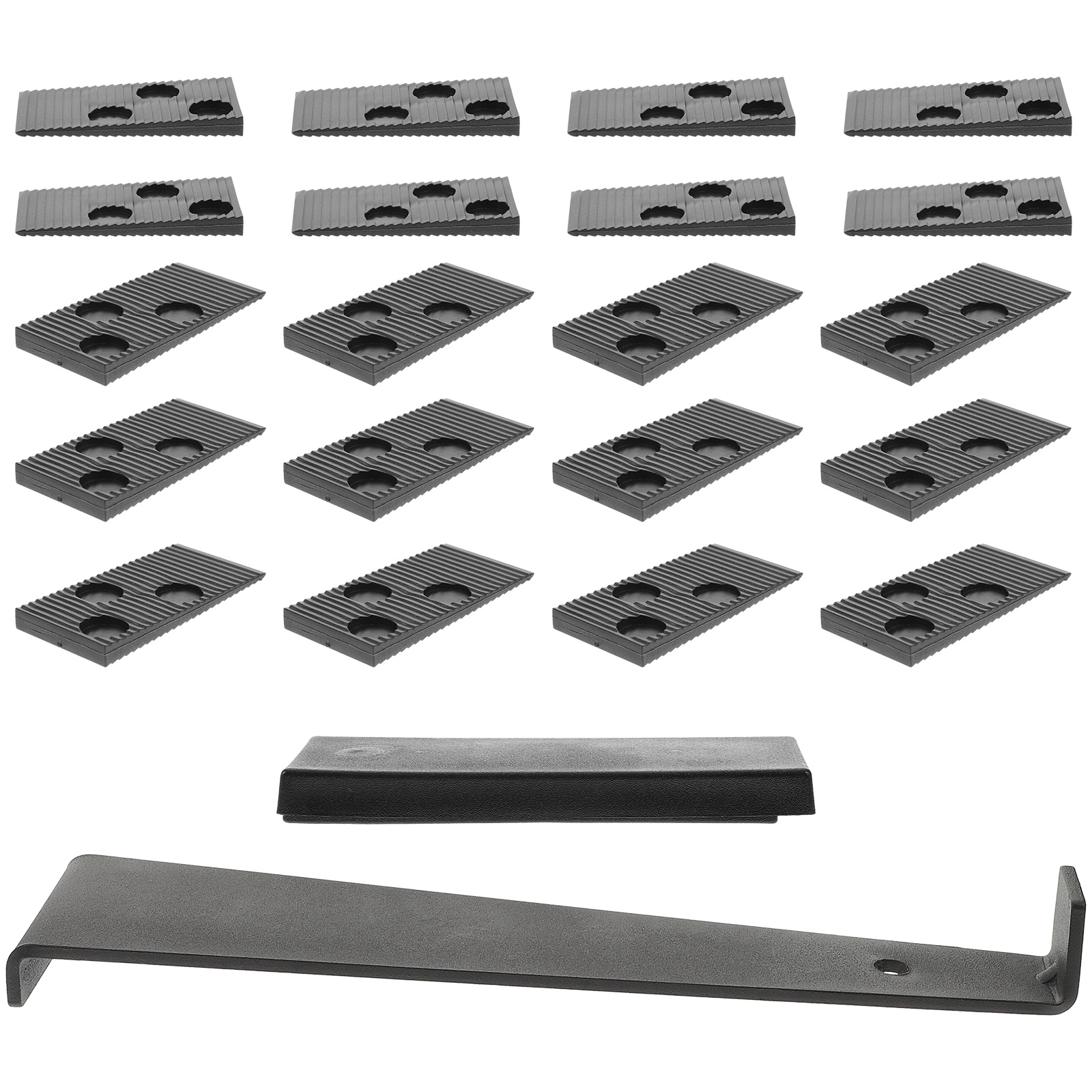 1Set Professional Laminate Wood Vinyl Flooring Tools Pull Bar Tapping Block Spacers Kit Easy Install Complete Configuration