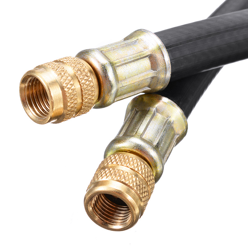 1/4 pces extensão de válvula de pneu de borracha flexível 210mm-roda dupla caminhão van ônibus adaptador acessórios do carro acessórios da bicicleta