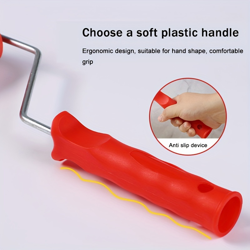 1 PC ยางเลียนแบบไม้ GRAIN รูปแบบลูกกลิ้งทาสี DIY สี Texture Pigment การพิมพ์ภาพวาด Roller Handle Home
