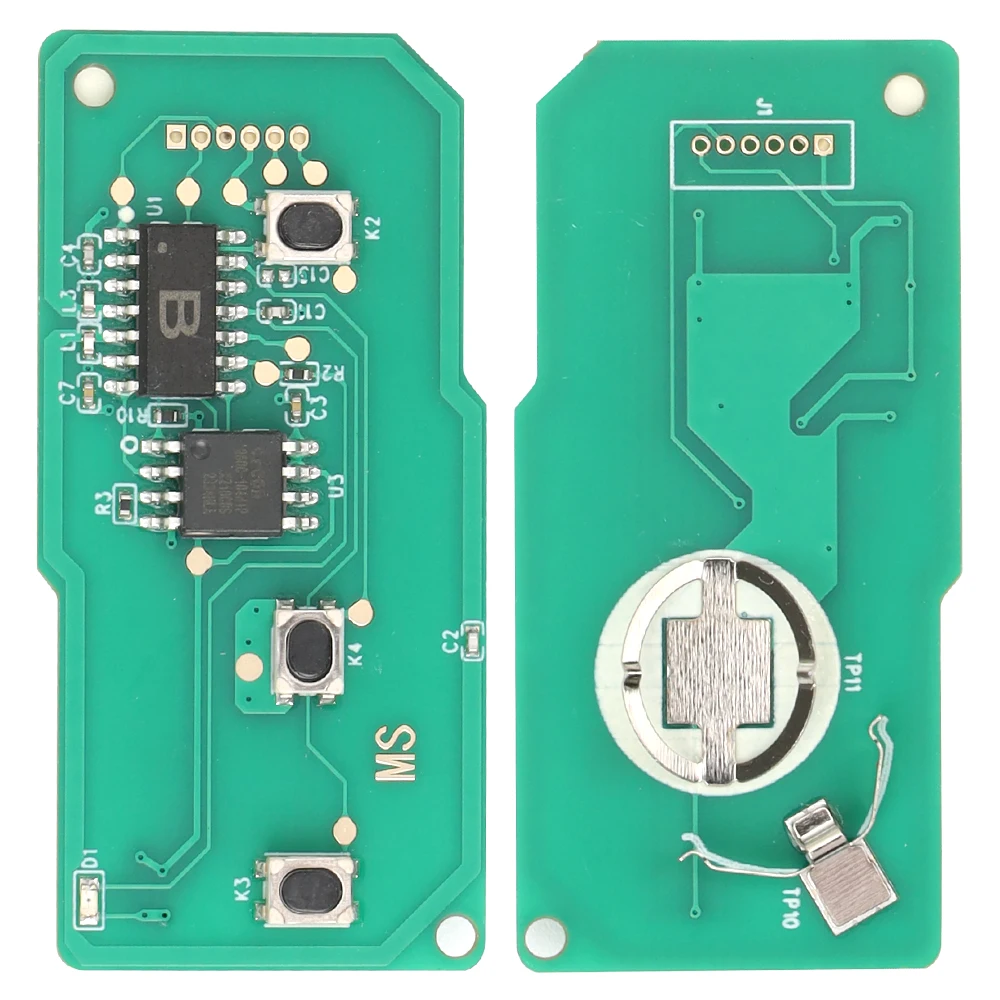 LIXIANG  2/3 Buttons 312/433MHz   B9Chip for Toyota Prius 2004 -2009 Auto Smart Remote Control Key Fob FCC# MOZB21TG MOZB31EG