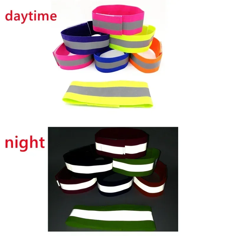 Phản Quang Ban Nhạc An Toàn Tặng Vòng Tay Vòng Đeo Tay Phát Sáng Trong Bóng Tối Băng Cho Ban Đêm Chạy Bộ Đi Đạp Xe Đạp Xe Chạy