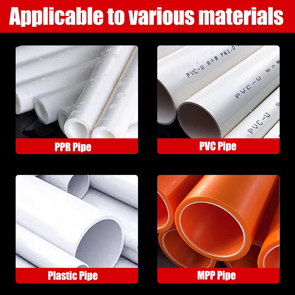 DN15/20/25 Pipe Threading Tool Hex Shank Die Internal External Threads 1/2&3/4&1 INCH Water Pipes PPR PVC MPP Detachable