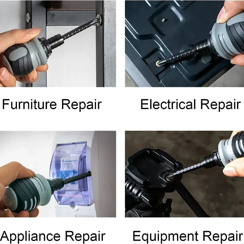 Mini Ratchet Precision Screwdriver Magnetic Telescopic Labor-Saving Hand Tool Phillips Slotted Dual-purpose Head Repair tools