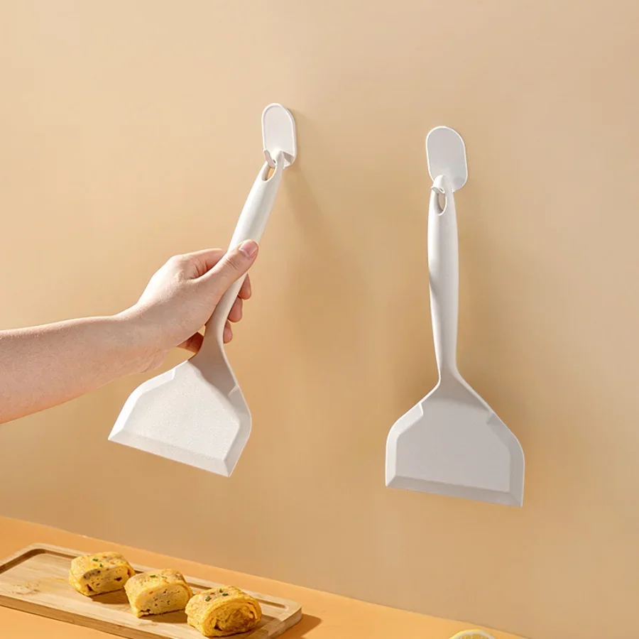 Espátula de silicona resistente al calor, sartén antiadherente de calidad alimentaria para el hogar, sushi, filete, pescado, panqueque, cuchara para hornear, herramienta de cocina, 1 ud.