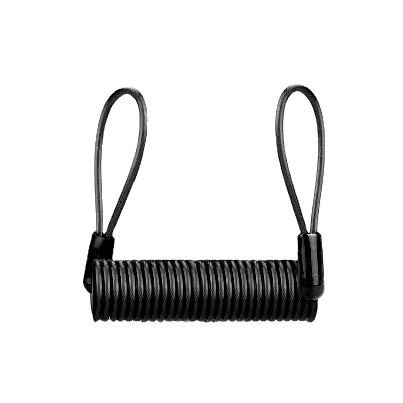 1,5 m Fahrrad Frühling Kabel Schloss Anti Diebstahl Seil Alarm Disc Lock Für Motorrad/Fahrrad Roller Sicherheit Erinnerung schutz Zubehör