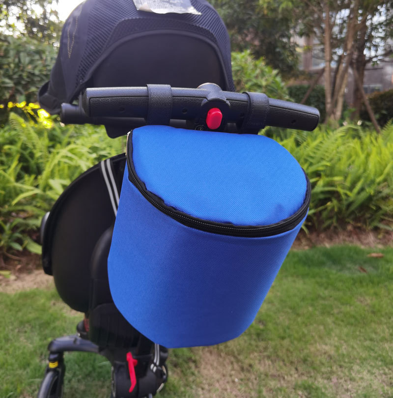 Universal Baby Stroller Bag Durable Pram Stroller Organizer Diaper Bags Stroller Accessories Hanging Stroller Cup Holder Cover