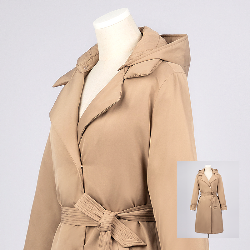 女性用フード付きロンググースダウンコート,フグジャケット,90% ホワイト,k1990x,高級衣類,冬