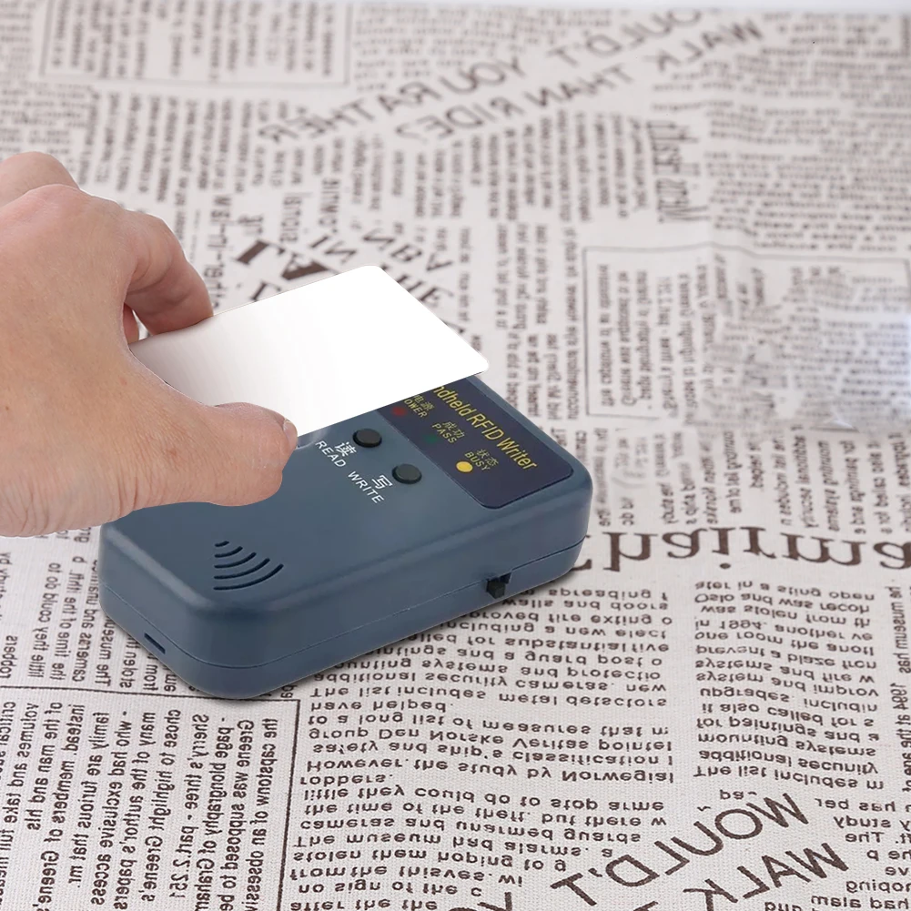 Handheld RFID ID EM4100 Card Copier 125khz ID Reader Writer Programmer Card Smart Duplicator Copier+5/10PCS Tags