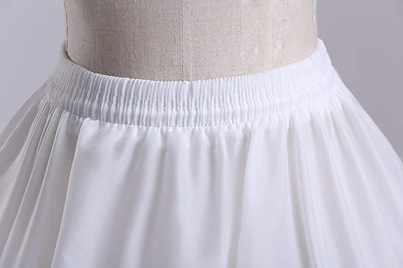 Sottoveste da donna in crinolina, gonna a 3 cerchi, mezza sottoveste elastica, sottogonna a linea per abito da ballo da sposa