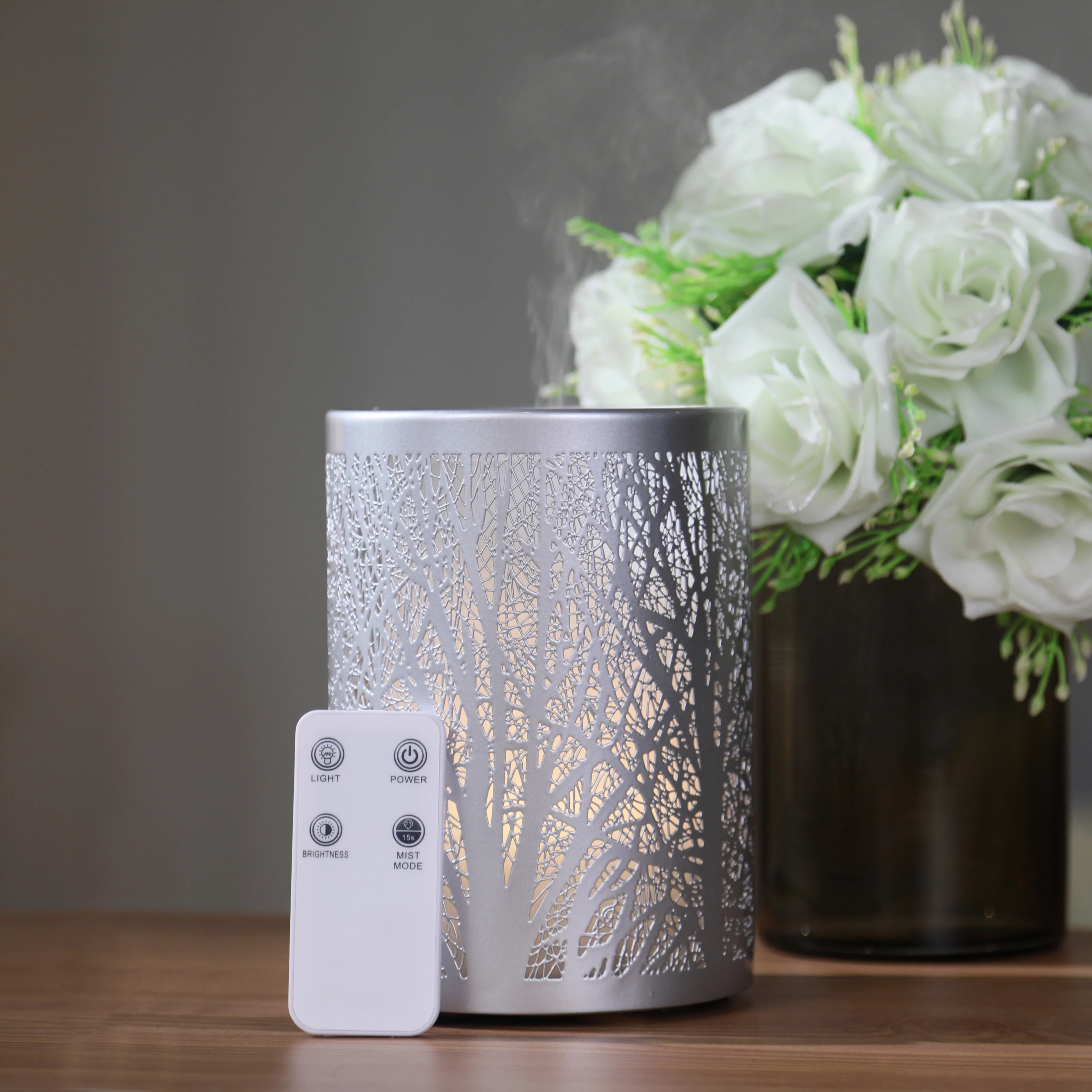 2025 Hot-Sell 100ml Iron Electric Aroma Diffuser Remote Control air humidifier electric Iron aromatherapy Essential Oil