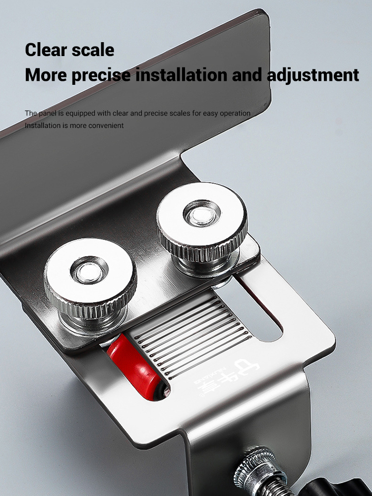 1pcs 캐비닛 도어 장착 지그 캐비닛 프레임 클램프 가정용 숨겨진 도어 스테인레스 스틸 장착 지원 목공 도구