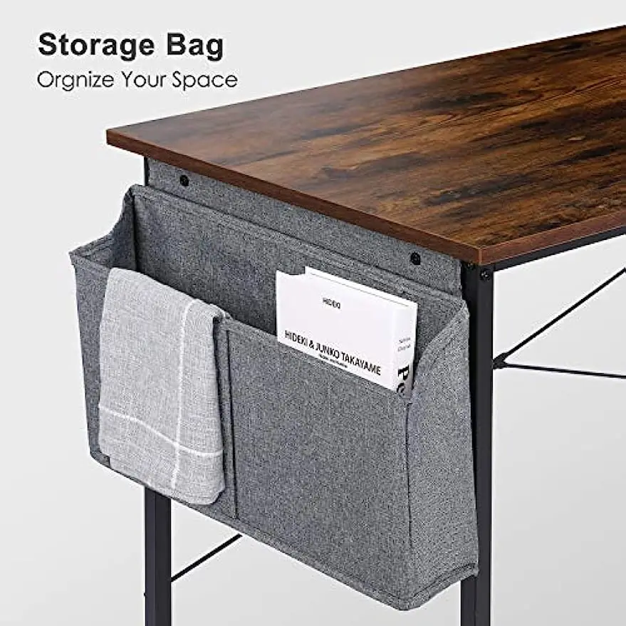 Zones fa Bureau d'ordinateur PC, table d'ordinateur portable, bureau à domicile, bureau d'école, travail, stable, évalué 100x50cm