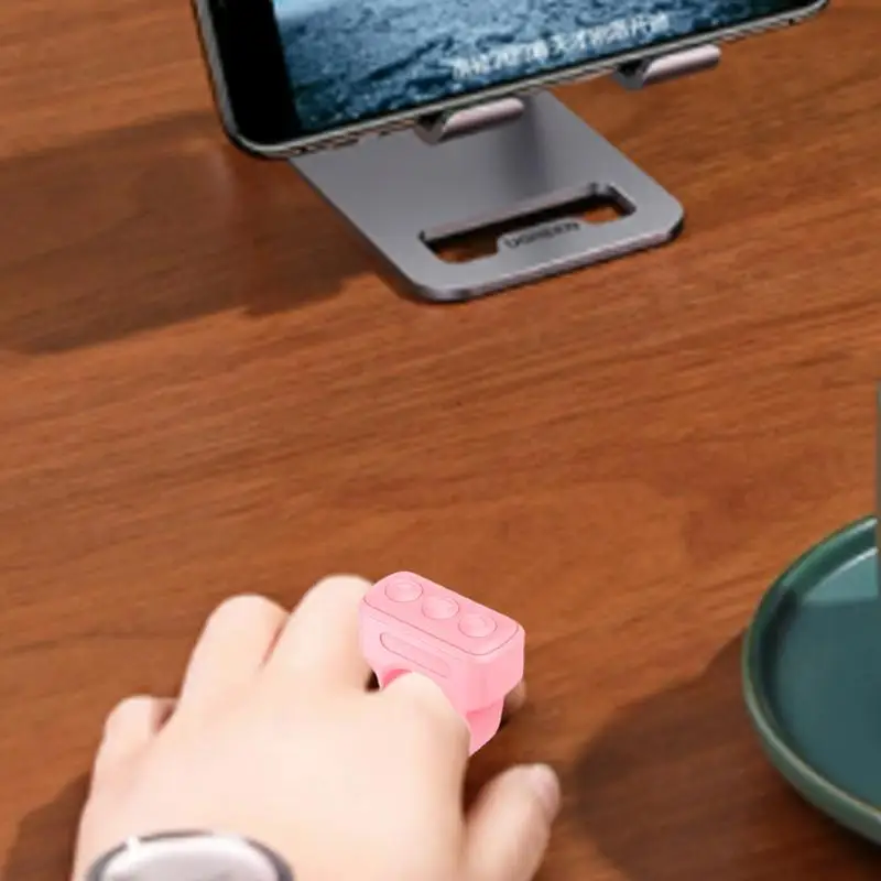 Remote Control Scrolling Finger Wireless Blue tooth Remote Control Scrolling Ring Video Record Controller For Tiktoks Selfie