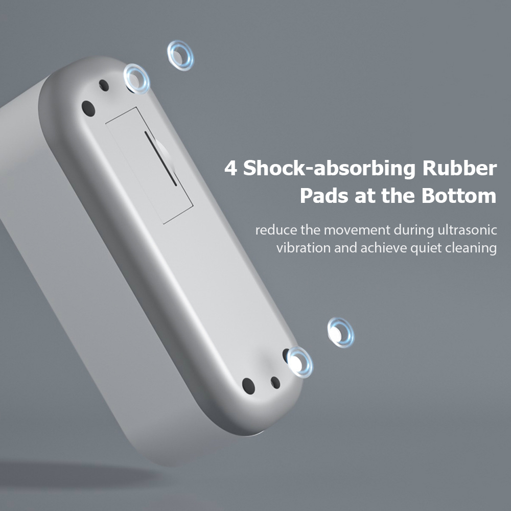 Sonic Wave Cleaner High Frequency Household Mini Portable Sonic Wave Vibration Cleaning Machine for Jewelry Glasses Toothbrush