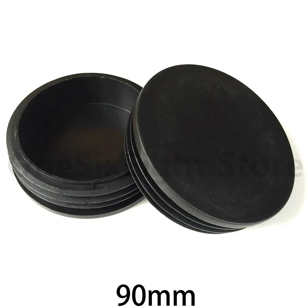Tappi terminali rotondi in plastica Tappi ciechi Inserti per tubi Piedini da tavolo Gambe per sedie 90 mm 100 mm