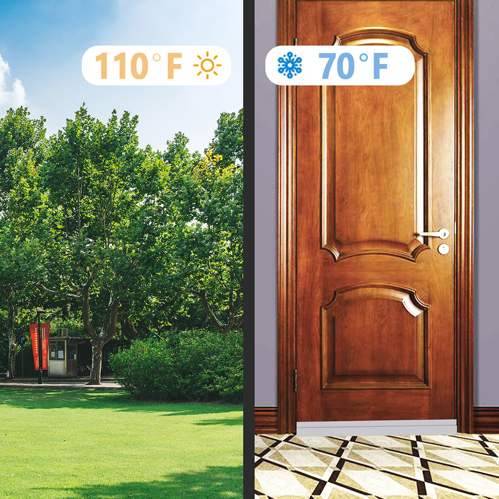 Tira de sellado inferior de Puerta de 1M, protector de tope de polvo a prueba de viento, burlete de lluvia, aislante de reducción de ruido, sellador, Hardware para el hogar, cubre polvo para puerta casa, burlete bajo p