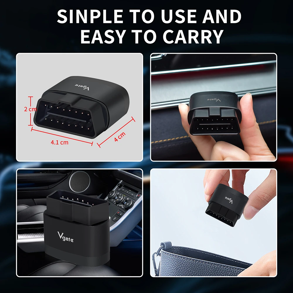 Vgate icar pro 2s obd2 diagnose tool elm327 bluetooth 5,3 auto scanner unterstützung android/ios v5.0 auto scanner