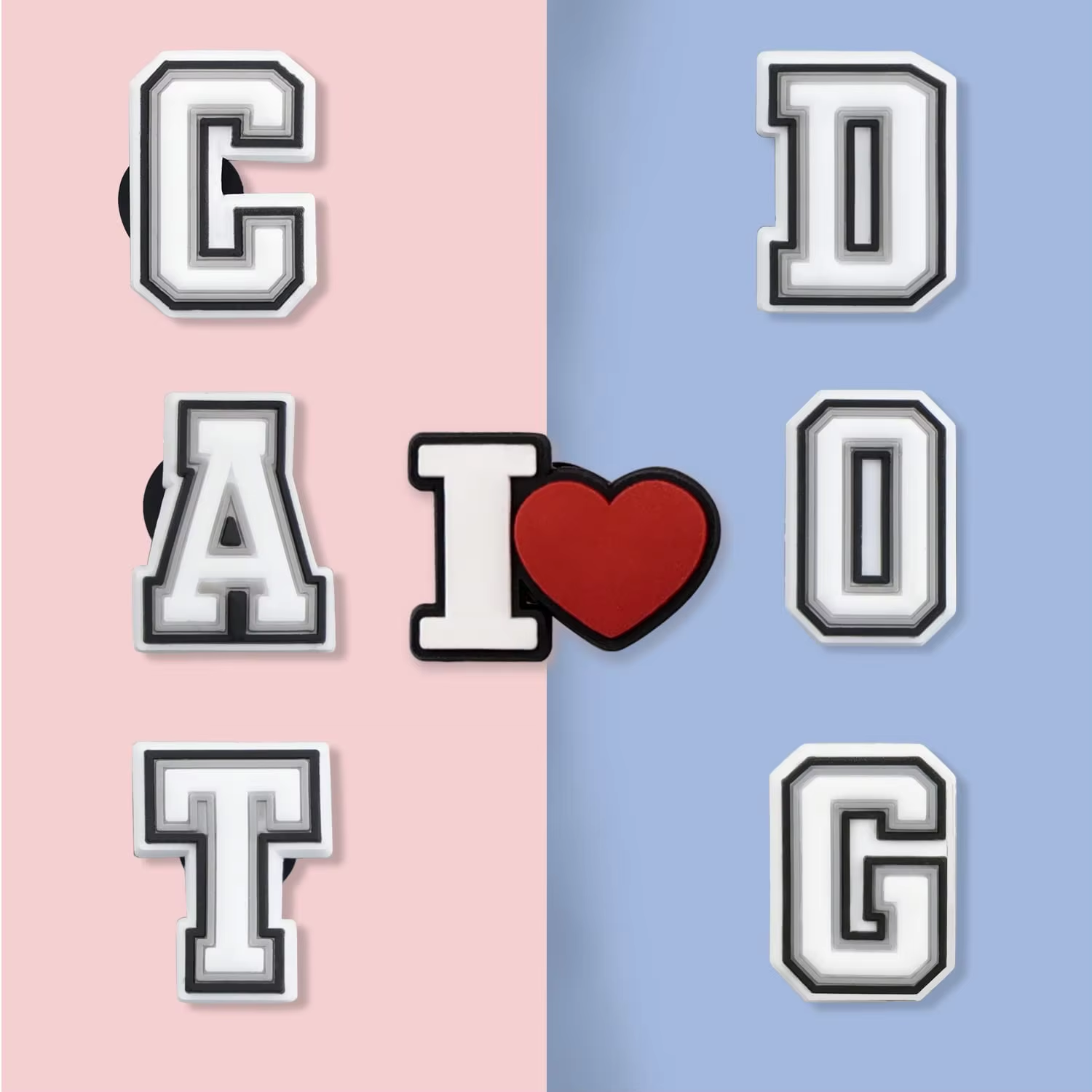 39/78Pcs Alphabet Letter Series Shoe Charms For Croc DIY Decoration Premium Quality Popular Charms Accessories for Beach Bag