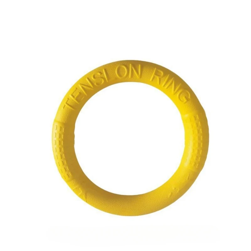 Dog Ring Toys Indestructible Chewing Flying Floating Training Tools Fetch for Small Medium Large Dogs Throwing Catching Flying