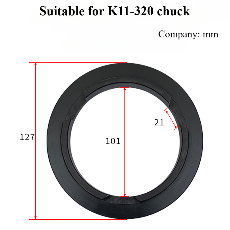 K11-80/100/125/160 Manual Self Centering Three Claw Four Claw Chuck Drilling Claw Machine Claw Corrector K11-200/250 Calibration