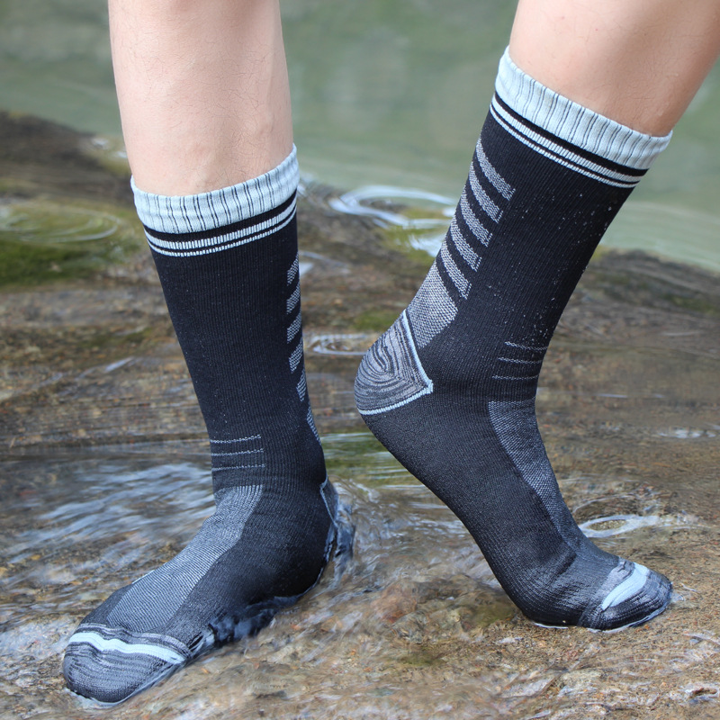 Calcetines impermeables transpirables para exteriores, medias impermeables para senderismo, vadear, acampar, esquiar, montar en nieve, calientes