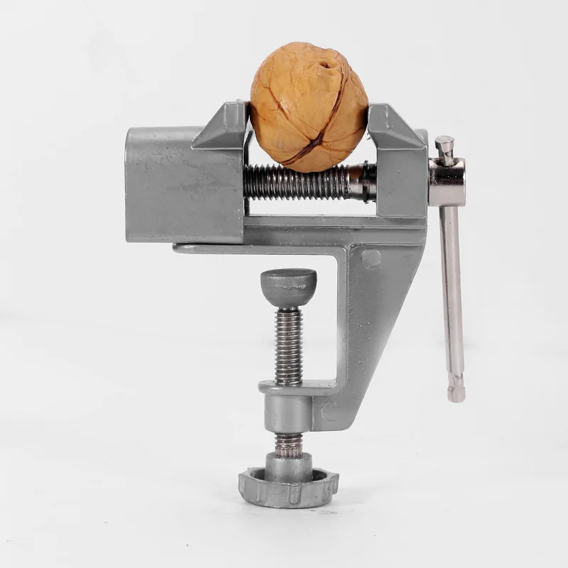 1pc mini torno de mesa de alumínio braçadeira de trabalho multifuncional para reparo de jóias artesanato diy