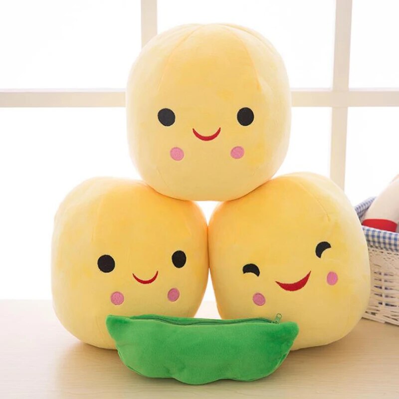 子供のためのぬいぐるみ植物人形,かわいい赤ちゃんのおもちゃ,高品質の枕,男の子と女の子へのギフト,25cm