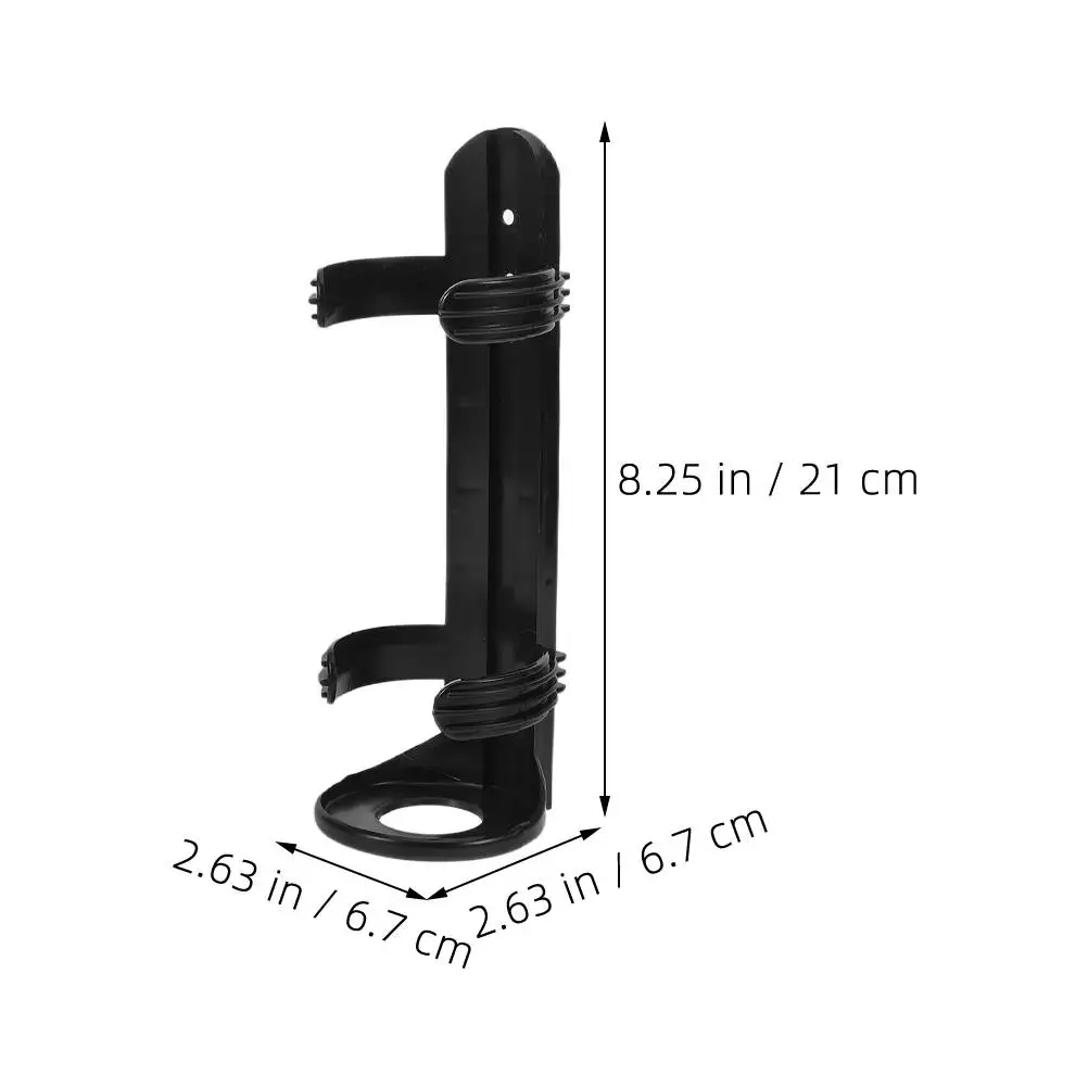 2pcs Fire Extinguisher Bracket Mount Black Holder for Vehicle Car Trunk Secure Durable Easy Installation Versatile