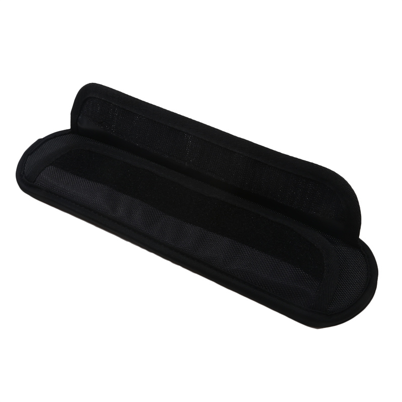Hombrera reductora de peso negra, mochila doble, reductora de estrés, mochila escolar reductora de peso más ancha, correa para el hombro
