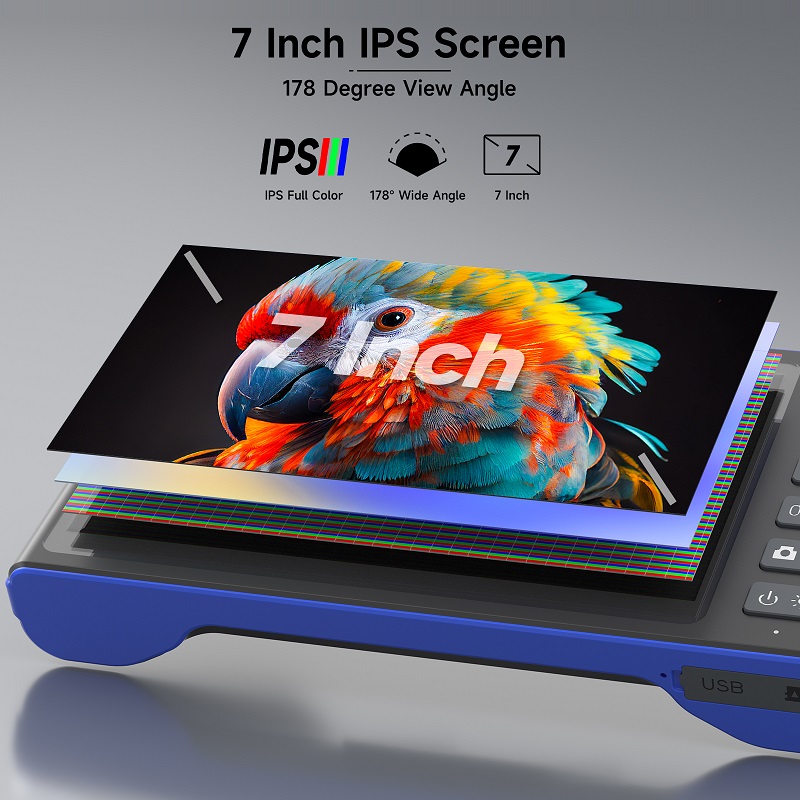 7-Zoll-IPS-Bildschirm-Endoskopkamera HD1080P Single Dual Triple Lens HD1920P 5 MP Autofokus USB-Autoinspektionsendoskop Foto machen