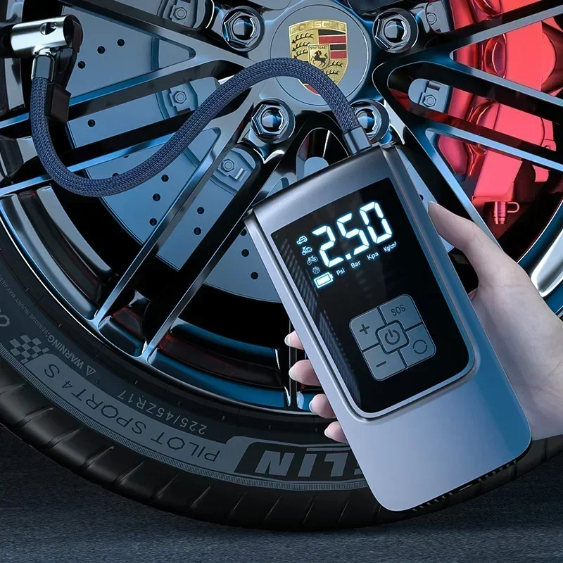 Luft Kompressor Luftpumpe Für Auto Tragbare Reifen Inflator Elektrische Motorrad Pumpe Luft Kompressor Für Auto Motorräder Fahrräder