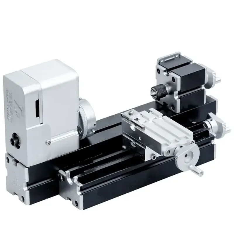 ZHRUI All-metal Mini Miniature Lathe 36W 20000rpm Didactical Mini metal Lathe Machine Tool for Hobbyist Woodworking Craft