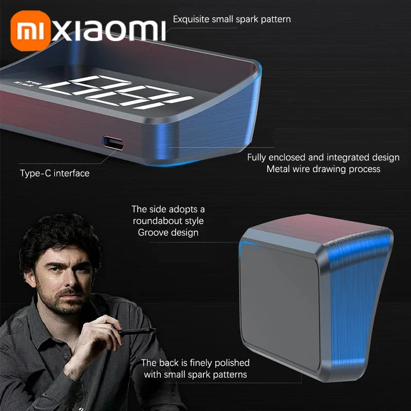 Xiaomi Car Speedometer HUD Head Up Display Digital Speed Meter Windshield Projector MPH Auto Electronics Windshield Projector