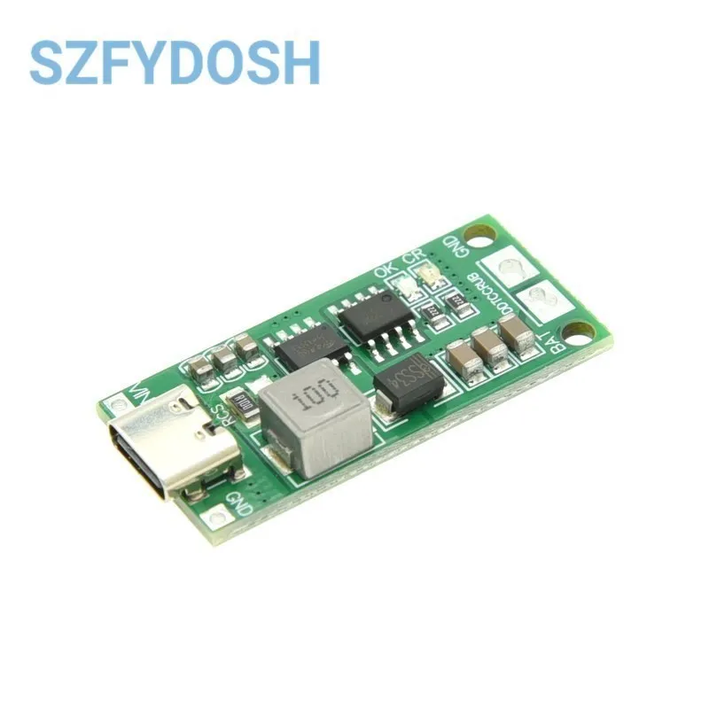 2S 3S 4S Li-ion carregador de bateria placa de proteção de bateria TypeC USB boost placa de carregamento DC3-5V Step-Up