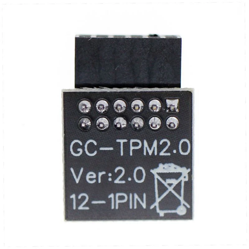 TPM 2.0การเข้ารหัสโมดูลความปลอดภัย Remote Card LPC-12PIN โมดูลสำหรับ GIGABYTE 12PIN LPC TPM2.0 LPC 12 Pin โมดูล