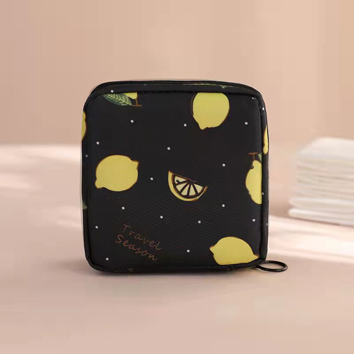 Borsa portaoggetti portatile impermeabile per assorbenti igienici, essenziale per il periodo mestruale, ideale per ragazze in viaggio