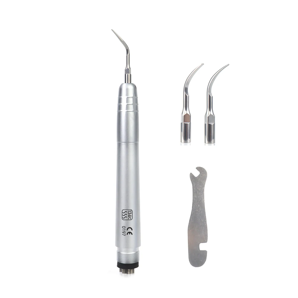 ทันตกรรม Ultrasonic Air Scaler Handpiece 3 เคล็ดลับ Air Scaling Polishin เครื่องมือฟันไวท์เทนนิ่งทันตแพทย์ Lab Clinic