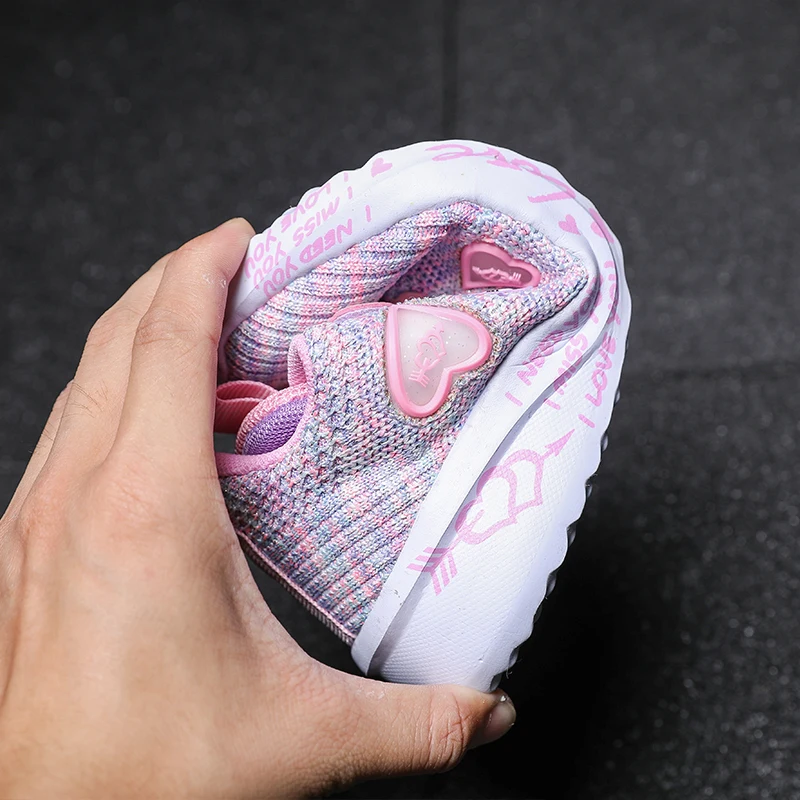 Mädchen Casual Schuhe Licht Mesh Turnschuhe Kinder Sommer Kinder Frühling Herbst Tenis Nette Sport Cartoon Weibliche Laufschuhe Socke Schuhe