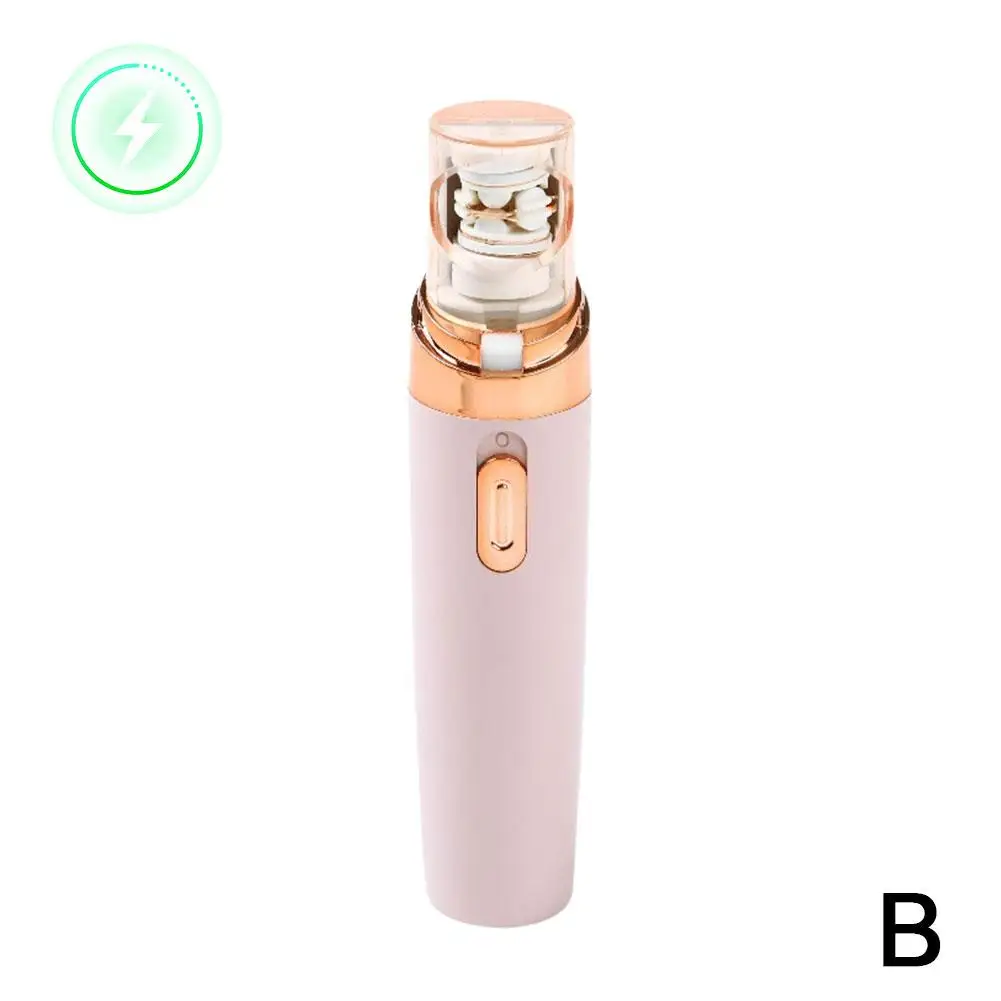 1pc Electric Eyebrow Trimmer Mini Eye Brow Epilator Razor Portable Removal Shaver Lipstick Hair Shape Tool Facial Painless D1G7