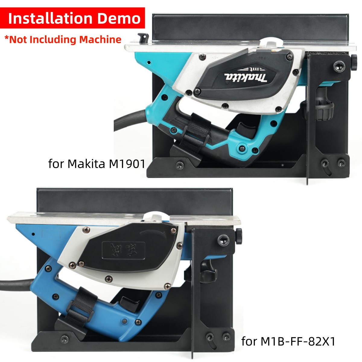 Support de raboteuse d'établi pour le travail du bois, raboteuse électrique avec support inversé, support de rabotage de menuiserie, support en acier pratique