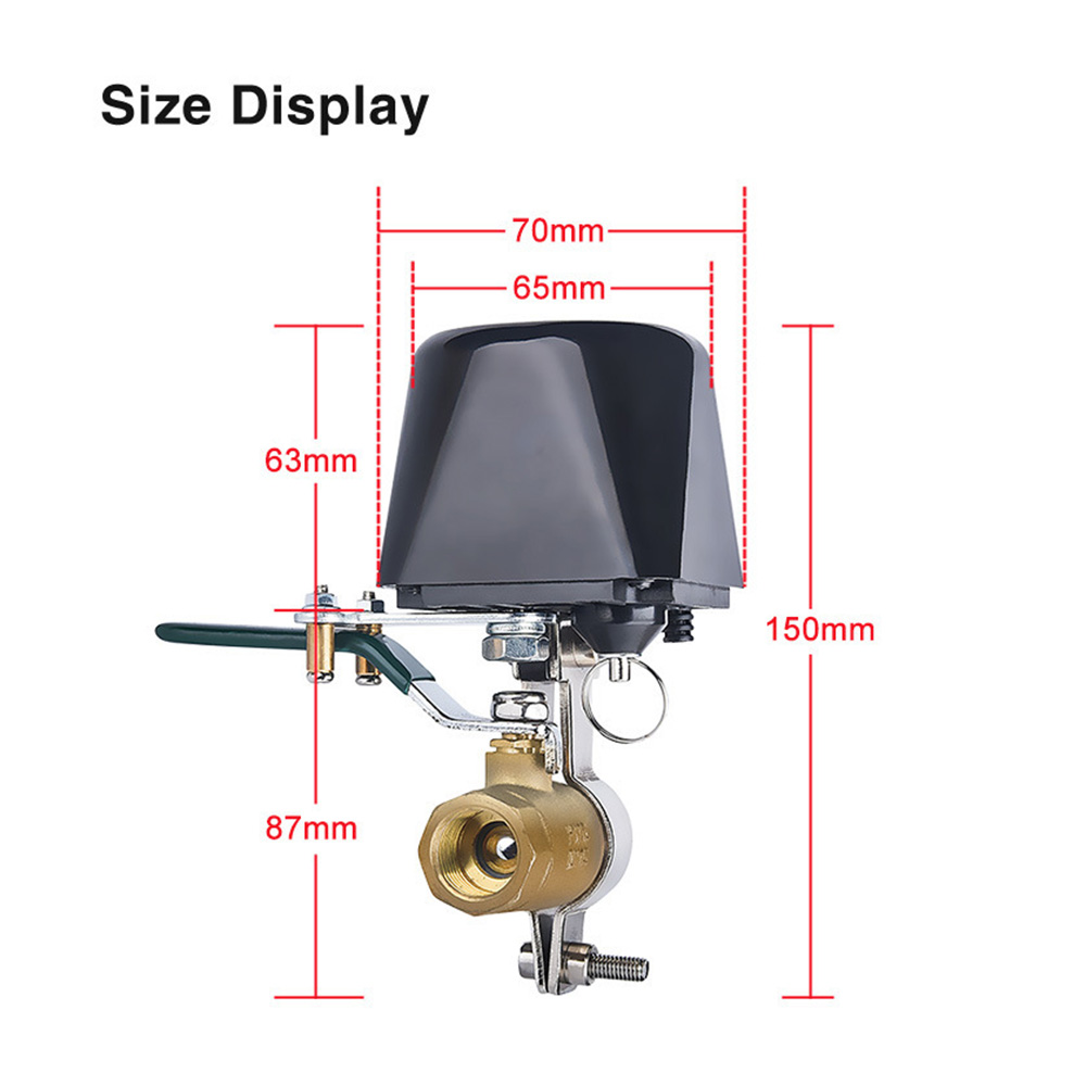 WiFi Gas Wasser Ventil Abschaltung Timer Sprinkler Controller APP Fernbedienung Gas Pipeline Sicherheit Gerät Für Küche Dropshipping