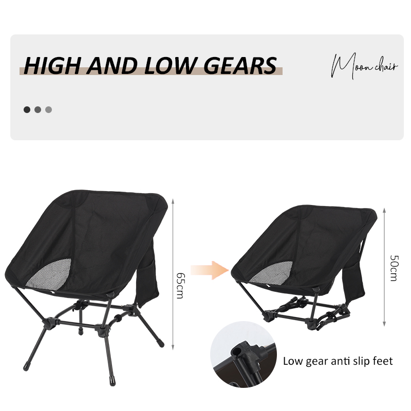 Tabouret de pêche de plage à Structure carrée, chaise pliante de Camping pratique à quatre coins, chaise lunaire légère en Tube de fer