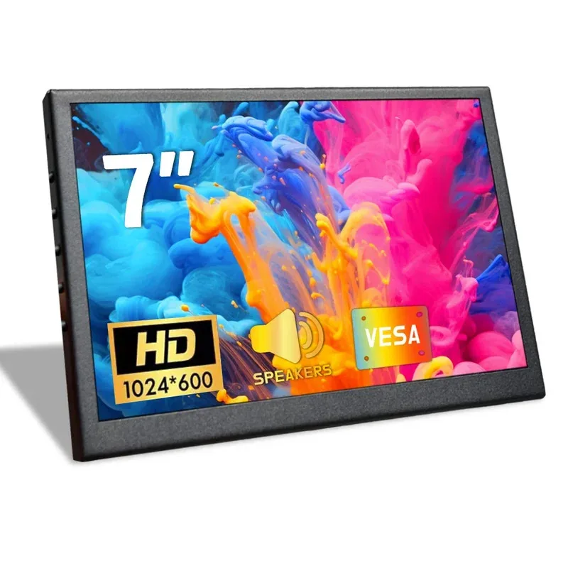 7-дюймовый USB HD-MI для путешествий, внешний FHD IPS портативный компьютер, ЖК-экран, мини-вторичный экран для ноутбука, небольшой монитор Chinas HD, дисплей для ПК