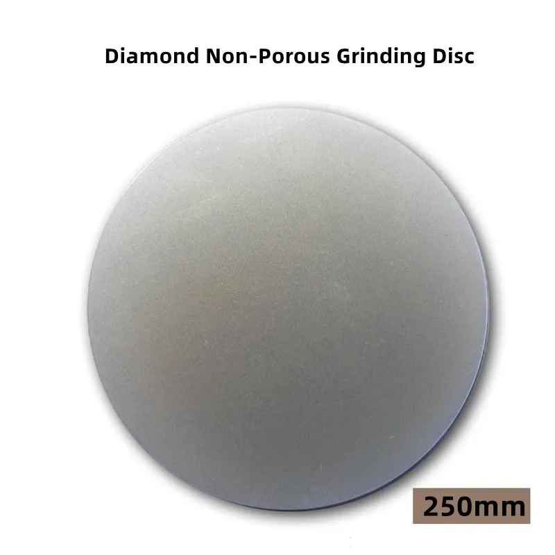 Disco abrasivo de diamante sin agujero central de 10 pulgadas, grano 80-1000, ruedas abrasivas recubiertas de 250mm, disco de vuelta plano para herramientas de joyería de piedras preciosas