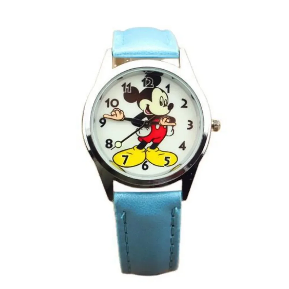 Disney Mickey Mouse nastoletnie zegarki dla dorosłych Vintage przegubowe ręce analogowy zegarek kwarcowy dla kobiet mężczyzn nastolatek modny zegarek na rękę