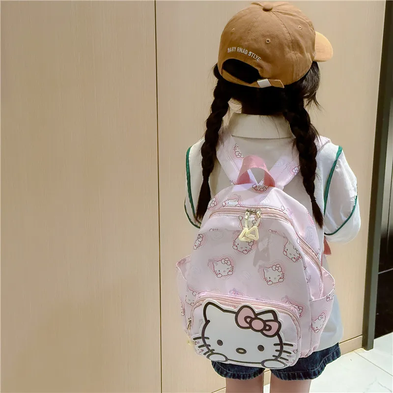 Sanrio Hello Kitty Torby dziecięce Cartoon Śliczne chłopcy i dziewczęta Redukcja obciążenia Plecak do przedszkola Plecak dla dzieci