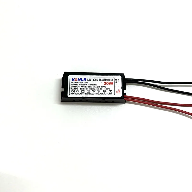 Transformador electrónico de cuarzo para lámpara halógena, Panel de luz de foco, 20W, 60W, 80W, 105W, 120W, 160W, 200W, AC220V a AC12V transformador 220v to 12v fuente alimentacion de 12v fuente de poder 12v transforma