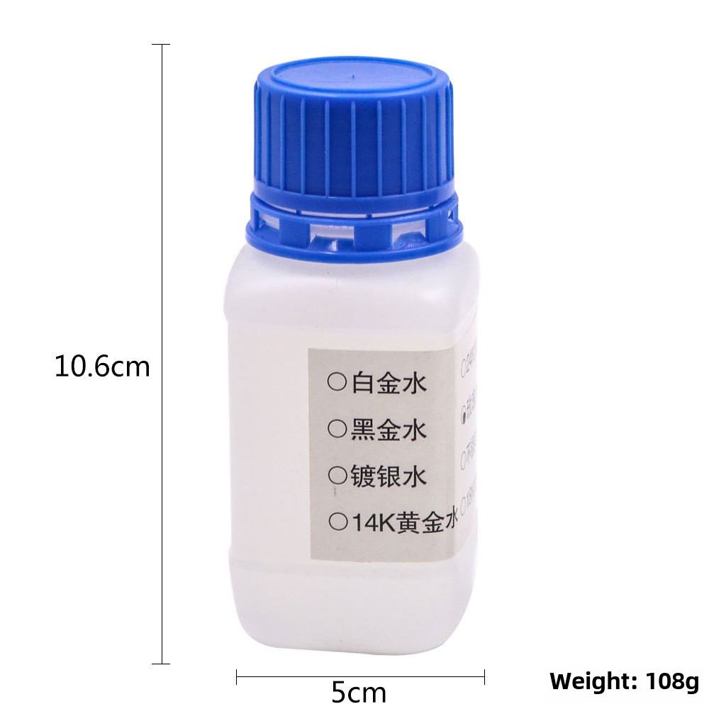 14K/18K/24K/Rose Gold Plating Solution Electroplating Water Jewelry DIY Making Tool Imitation Gold Silver Oxidized Liquid