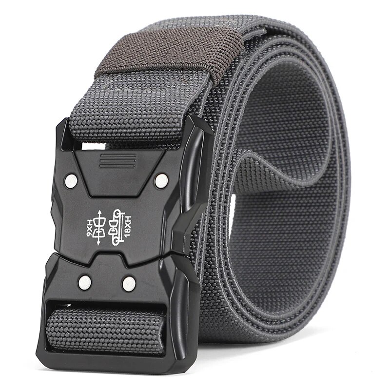 Klassieke Design Mode Matching Essentials Tactische Quick Release Snap Elastische Vrijetijdsgordel Outdoor Training Gordel