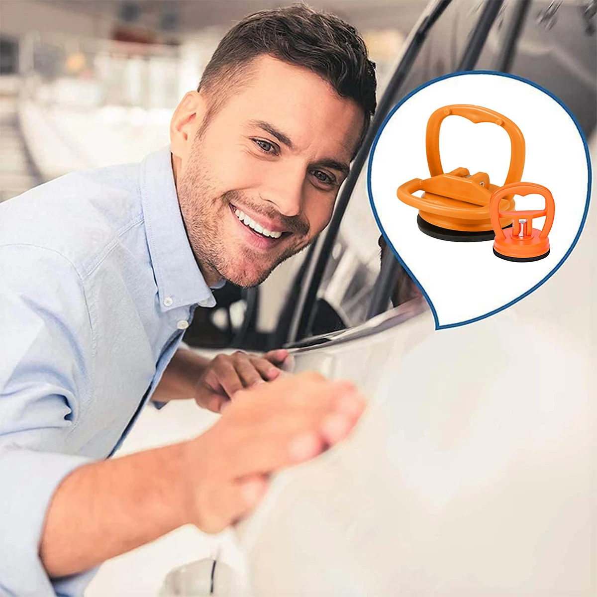 Extrator de amassados de carro, ferramenta removedora de amassados, kit para reparo de sucção de carro, levantador de alça para carros, corpo, tela de vidro, levantamento de telhas